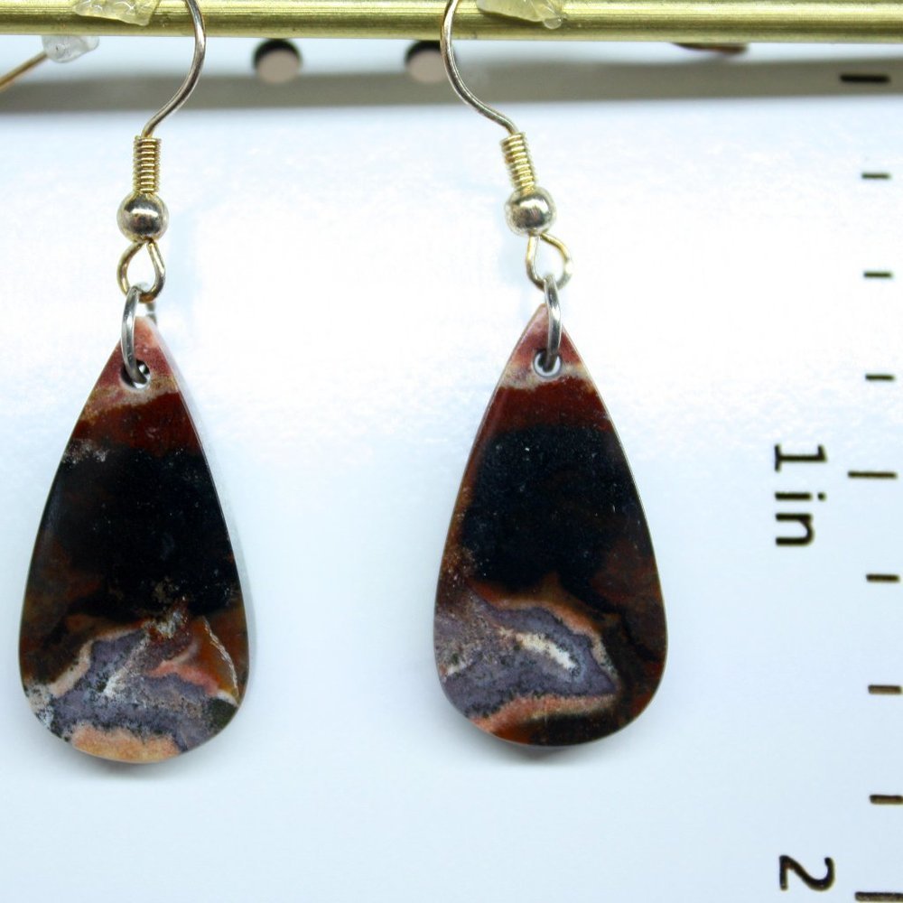 Polychrome Jasper Earrings (Nip!) - image 1